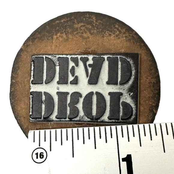 Wood Stamp Lot of 4 Office Arrogant Dark Humor Messages Positively Absolutely NO - Picture 8 of 8